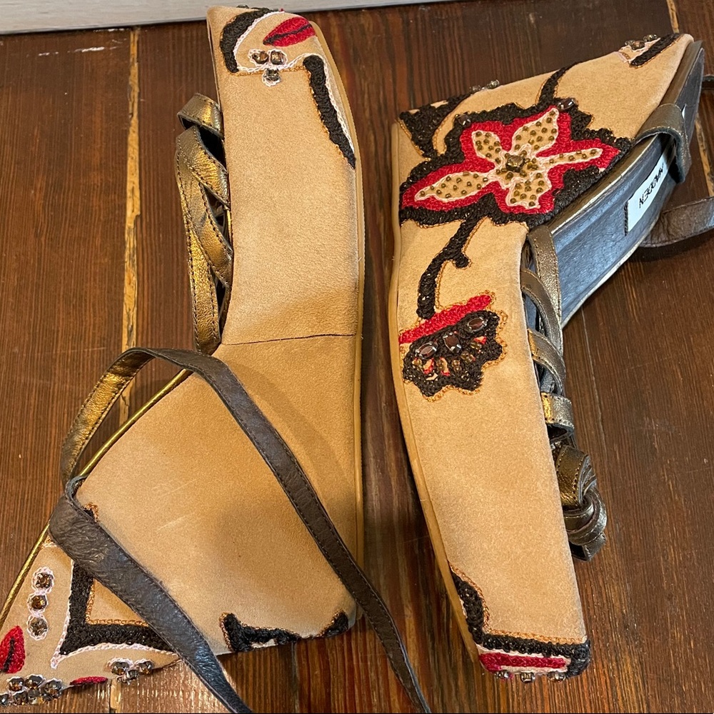 Embellished Platform Slingbacks - Picture 4 of 4
